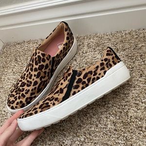 Dr Scholls Slip On Cheetah Print Shoe Size 8.5